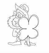 Shamrock Coloring Pages Printable Scribblefun Clover Sheet Leaf Finds Leprechaun Four When sketch template