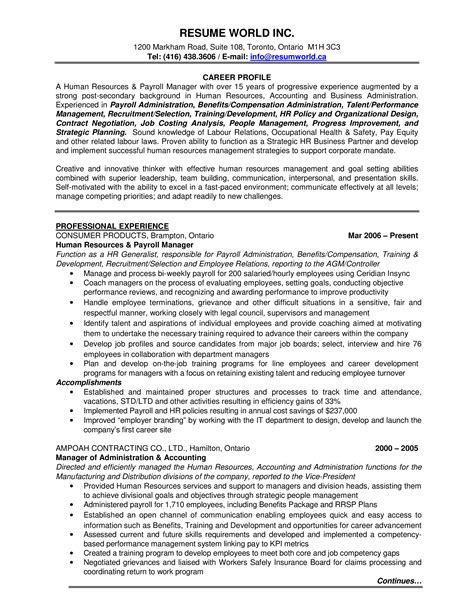 sample hr executive resume templates  allbusinesstemplatescom