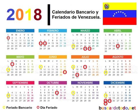 calendario bancario feriados de venezuela buscar