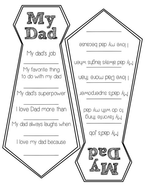 fathers day  printable cards diy fathers day fill  cards