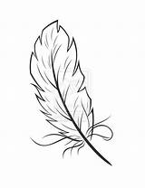 Feather Coloring Feathers Indian Drawing Graphic Pages Bird Eagle Printable Tattoo Grass Pattern Print Colouring Color Kids Gras Falling Deviantart sketch template