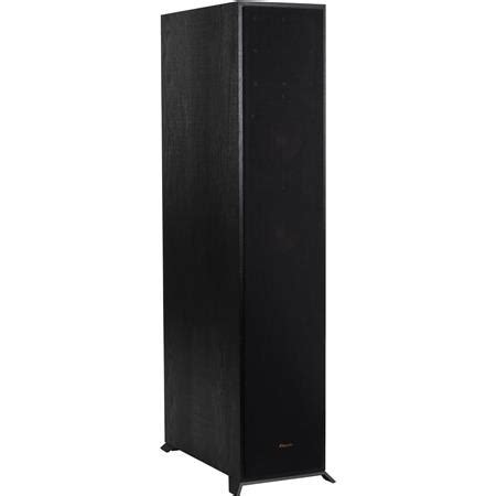 klipsch reference  fa floorstanding speaker black textured wood grain vinyl