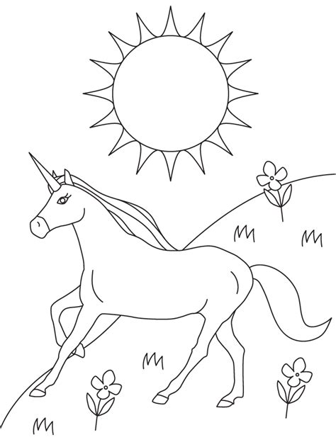 printable unicorn coloring pages parents