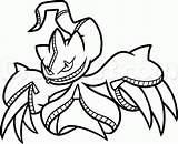 Pokemon Banette Dragoart sketch template