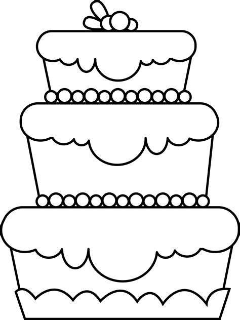cake birthday coloring pages coloring pages cake drawing