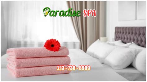 paradise spa massage therapist  los angeles