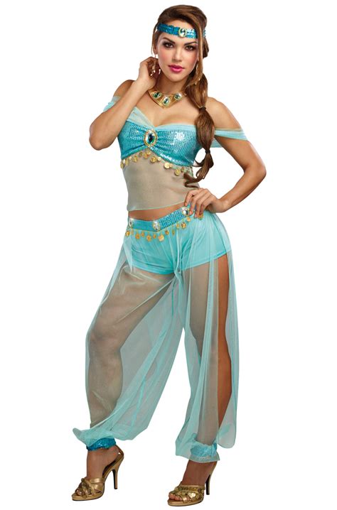 Brand New Harem Princess Aladdin Jasmine Belly Dancer
