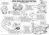 Moo Clack Cows Specials sketch template