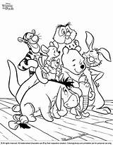 Winnie Pooh Coloring Pages Coloringlibrary sketch template
