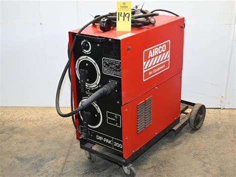 airco dip pak  welding machine lot   equipment auction  tony