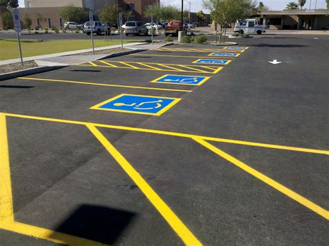 importance  parking lot clear  marking