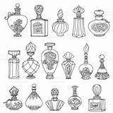 Perfumes Colouring sketch template