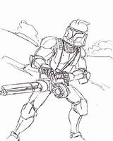 Clone Trooper Coloring Commander Cody Troopers Educative Educativeprintable Gunship Commando Malvorlagen sketch template