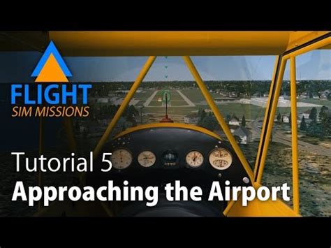 fsx se tutorial  approaching  airport youtube