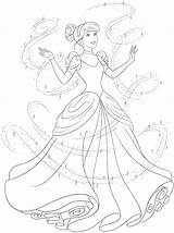 Disney Cinderella Princess Coloring Drawing Pages Pencil Redesign Style Colorear Drawings Guide Line Behance Para Mandalas Dibujos Wacom York Princesses sketch template
