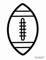 Football Printables Footballs Coloring Printable Pages Party Sports American Print Color Small Helmets sketch template