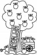 Coloring Apple Pages Tree Johnny Appleseed Printable Fruit Kids Color Orchard Harvest Apples Fall Print Sheets Sheet Colouring Bestcoloringpagesforkids  sketch template