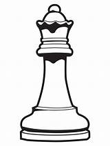 Chess Piece Queen Drawing Knight Silhouette Pieces Clipart Drawings Redbubble Getdrawings Stickers Paintingvalley Flat sketch template