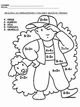 Sumas Suma Colorea Restas Operaciones Matematicas Sumando Raudales Math Resta Ludi Restando Pré Matemática sketch template