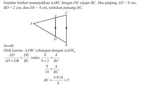 contoh soal kekongruenan bangun datar