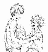 Haikyuu Kageyama Kagehina Hinata Lapiz Dibujo Tobio Aniyuki Disimpan Dari sketch template