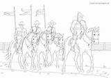 Coloring Mounties sketch template