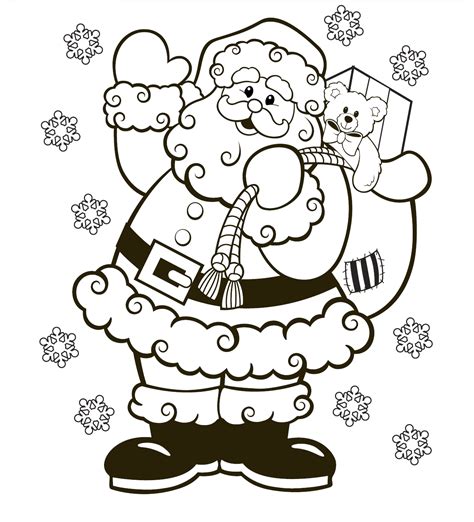 xmas coloring pages  kids