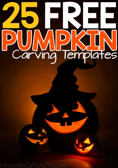 Jack O’ Lanterns Made Easy 25 Free Pumpkin Carving