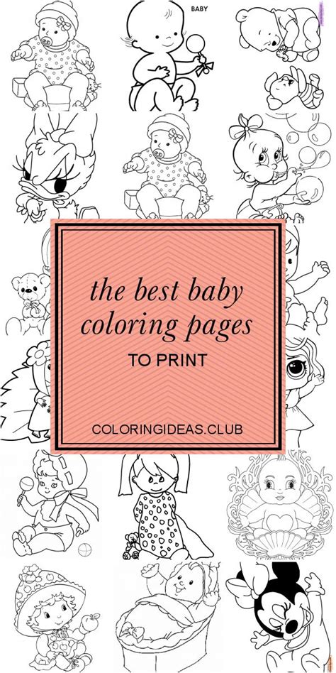 baby coloring pages  print baby coloring pages coloring