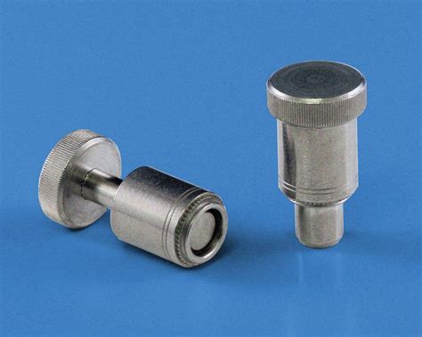 spring loaded plunger assemblies serve  positioning pins  sliding components