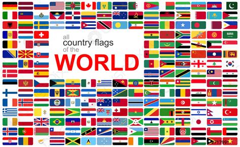 country flags   world stock vector  crushpixel