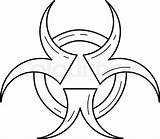 Biohazard sketch template