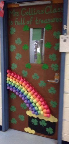 classroom door diy st patricks day decorations decor