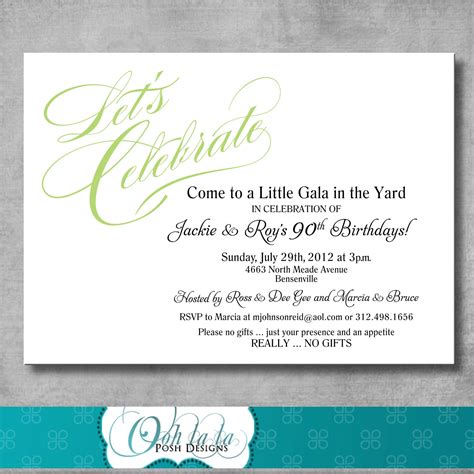 Printable Adult Birthday Party Invitation By Oohlalaposhdesigns