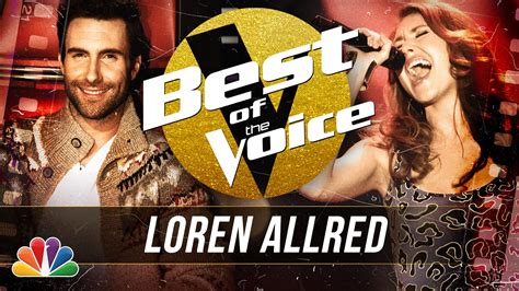 voice web exclusive loren allred wonderfully performs david