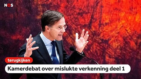 terugkijken kamerdebat  mislukte verkenning  youtube