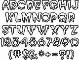 Creepy Fonts Letters Miedo Scary Fontes Newdesign Manualidadesinfantiles sketch template