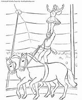 Circus Coloring Pages Horse Kids Animals Big Top Horses Printable Riders Activity Honkingdonkey Animal Sheet Fun Touring Circuses Few Still sketch template