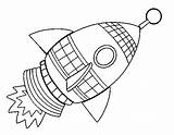 Rocket Coloring Ship Space Printable Pages Clipart Rocketship Coloringcrew Popular Library sketch template