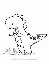 Rex Tyrannosaurus Duct Tape sketch template