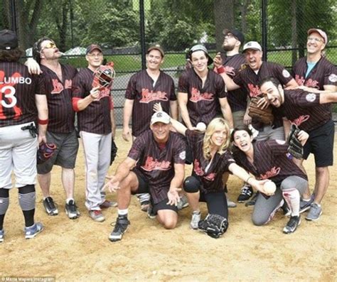 Marla Maples Plays Softball Game In Central Park Daily Mail Online