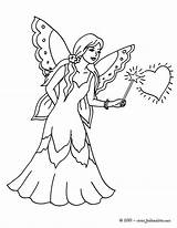 Coloring Fairy Pages Printable Magic Wand Line Clochette Lune Pierre Et La Coloriage Hellokids Drawing Color Imprimer Drawings Dessins Fairies sketch template