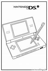 Nintendo Pages 3ds Ds Coloring Coloriage Template sketch template