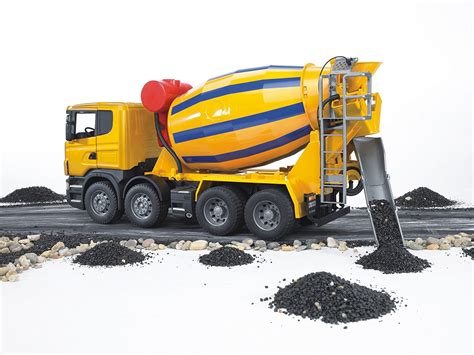 bruder  scania  series cement mixer truck  bruder