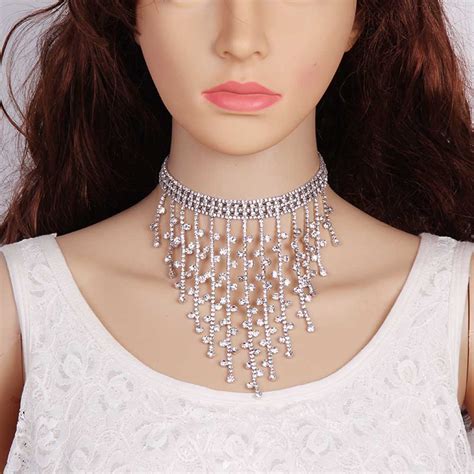 Fashion Jewelry Statement Necklace Women Big Tassel