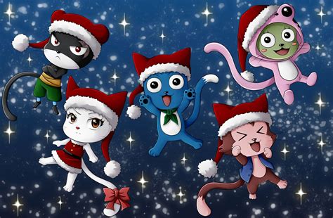 fairy tail christmas wallpapers top  fairy tail christmas