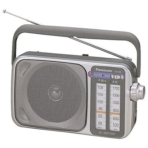 panasonic amfm radio silver pc richard son