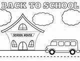 Mewarnai Sekolah Sketsa Kindergarten Buku Aktifitas Kelas Menggambar Sekolahan Inspired Everfreecoloring Bus Kembali Mom Bhattacharjee Kelli sketch template