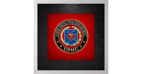 marine special operations regiment msor  poster zazzle