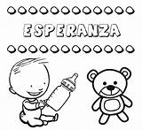 Esperanza sketch template